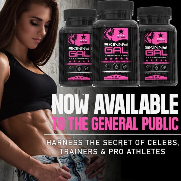 Píldoras para Bajar de Peso para Mujeres – Rockstar Skinny Gal Termogénico, Supresor de Apetito Rápido y Acelerador del Metabolismo, Máxima Potencia, - imagen 6