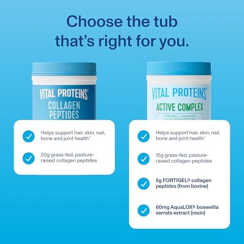Vital Proteins® Active Complex, 20g de Péptidos de Colágeno, Mejora la Comodidad Articular y Apoya el Movimiento y la Movilidad - imagen 6