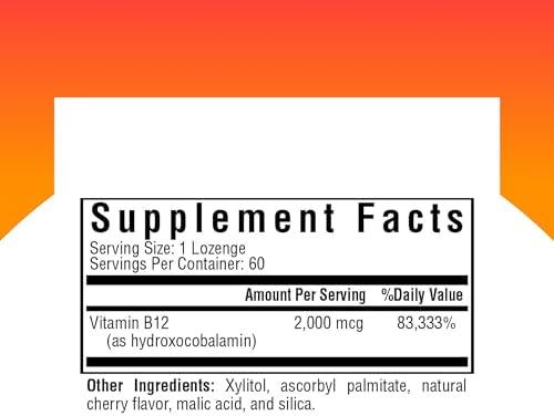 Seeking Health Hydroxo B12 - Suplemento de Vitamina B para Energía - Con Folato para Mantenimiento de Niveles de Homocisteína - 2000 mcg, 60 Tabletas - imagen 2