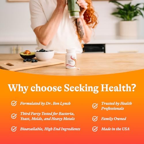 Seeking Health Hydroxo B12 - Suplemento de Vitamina B para Energía - Con Folato para Mantenimiento de Niveles de Homocisteína - 2000 mcg, 60 Tabletas - imagen 6