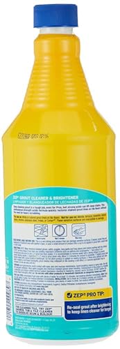 Limpiador y Aclarador de Juntas Zep con Cepillo de Mano - 32 oz (Caja de 2) - Fórmula de Limpieza Profunda que Elimina Manchas Antiguas de Juntas - imagen 3