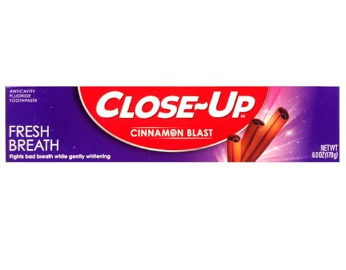 Pasta Dental Close-Up Gel Rojo Refrescante, Fluoruro Anticaries, Canela, 6 Onzas (Paquete de 6) - imagen 2