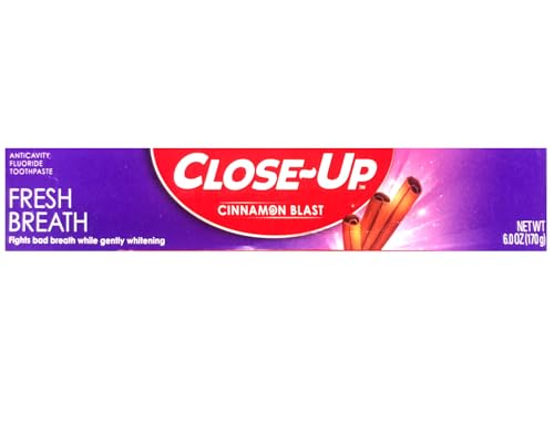 Pasta Dental Close-Up Gel Rojo Refrescante, Fluoruro Anticaries, Canela, 6 Onzas (Paquete de 6) - imagen 5