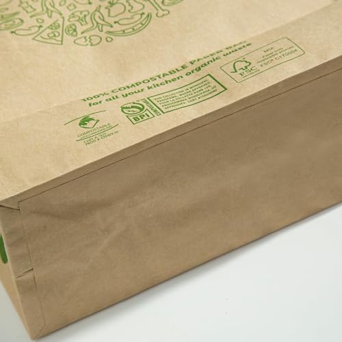 Bolsa de Desechos de Cocina Hytrend - 35 Bolsas - 100% Compostables - Resistente a Fugas - Tamaño Pequeño - Certificadas por BNQ y BPI, CMA-I, CMA-W - imagen 4