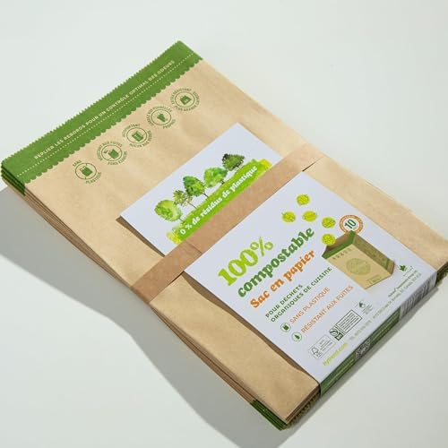 Bolsa de Desechos de Cocina Hytrend - 35 Bolsas - 100% Compostables - Resistente a Fugas - Tamaño Pequeño - Certificadas por BNQ y BPI, CMA-I, CMA-W - imagen 5