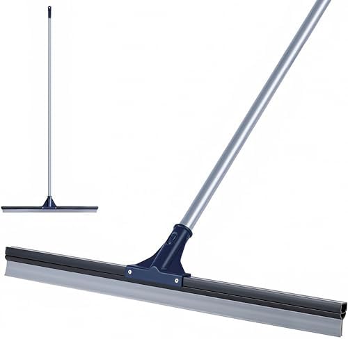 Squeegee de Piso DSV Estándar para Concreto, 30 con Mango de 51.5, Squeegee Pesado para Piso de Azulejo, Ideal para Garage, Terraza, Baño y Ventanas - imagen 1