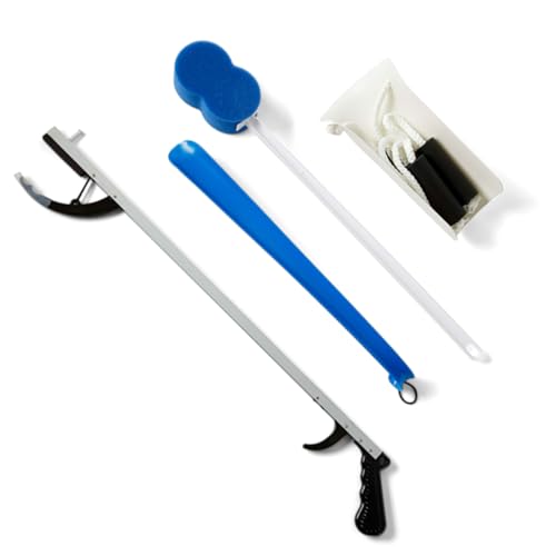 Kit Económico de Cadera Medline, Ayudas de Movilidad para Recuperación de Cirugía de Cadera, 4 Piezas: Alcanzador de 26, Calzador, Ayuda para - imagen 5