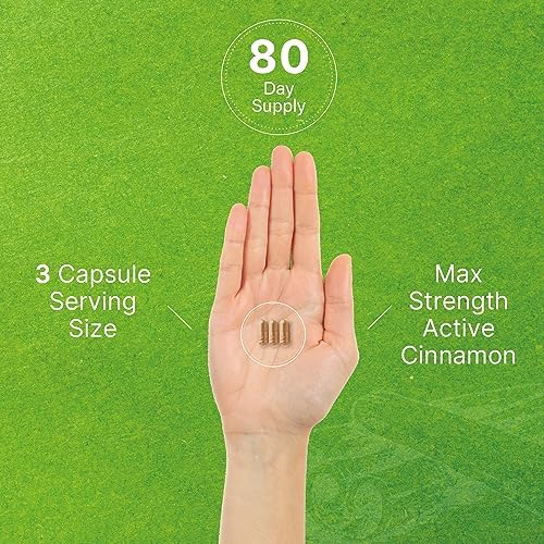 Canela de Ceilán con Cromo 1000mcg, 240 Cápsulas | Extracto de Corteza Interna Activa, Fuente Verdadera de Sri Lanka | Suplementos Naturales de Canela - imagen 7