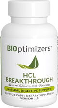 Suplemento de Enzimas HCL Breakthrough de BIOptimizers - Betaína Clorhidrato - Ayuda a la Digestión de Proteínas y Absorción - 90 Cápsulas Sin Pepsina - imagen 1