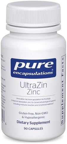Pure Encapsulations UltraZin Zinc | Soporte Mineral para Metabolismo y Salud Inmunológica con Absorción Mejorada | 90 Cápsulas - imagen 1