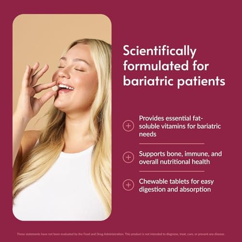 Multivitaminas Masticables Bariatric Advantage Alta Potencia ADEK con Hierro - Pacientes Bariátricos - Frutas Tropicales - 60 Tabletas - imagen 2