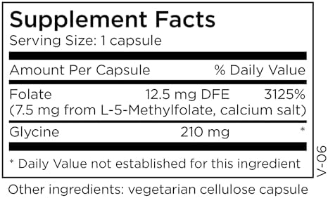MethylPro L-Metilfolato 7.5 mg - Suplemento de Metilfolato para Hombres y Mujeres, Vitamina B9 Metilada (5-MTHF) para Salud Cerebral - 30 Cápsulas - imagen 2