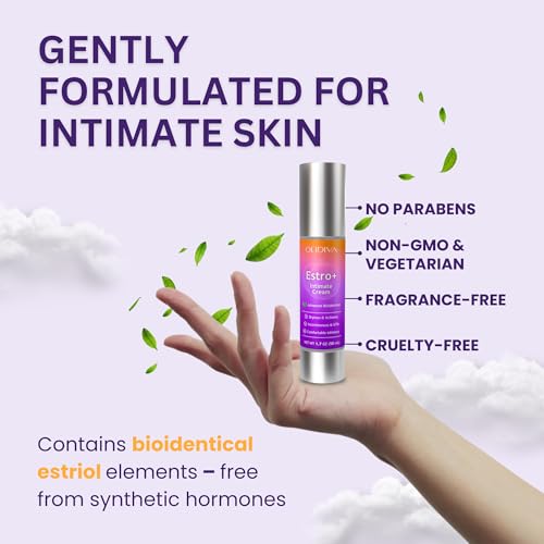 Crema Bioidéntica de Estriol Olidiva para Mujeres - Hidratante Íntimo para Alivio de Sequedad Vaginal y Picazón Vulvar - 50g (Suministro para 3 Meses) - imagen 6