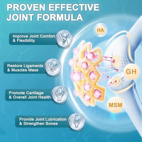 Polvo de Péptidos de Colágeno Marino DRFOSTER para Soporte Articular, Colágeno Hidrolizado Tipo I y III con MSM, GC, Ácido Hialurónico y Vitamina C - imagen 3