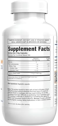 Cápsulas de Fibra de Psyllium Konsyl Diarias (500 Conteos) Suplemento Dietético Natural Sin Sabor - 1500mg de Cáscara de Psyllium para Digestión y - imagen 2