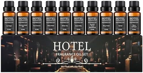 Set de Regalo de Aceites Esenciales Difusores Hotel Collection, Aromas de Hotel para el Hogar, Alivio del Estrés, My Way, The Beach Villas y Otros - imagen 1