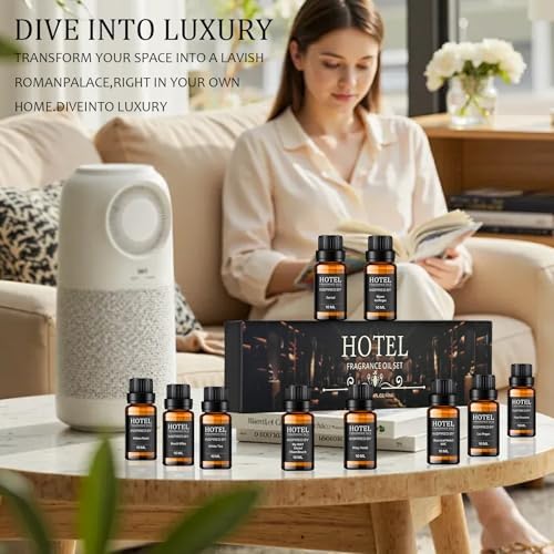Set de Regalo de Aceites Esenciales Difusores Hotel Collection, Aromas de Hotel para el Hogar, Alivio del Estrés, My Way, The Beach Villas y Otros - imagen 4