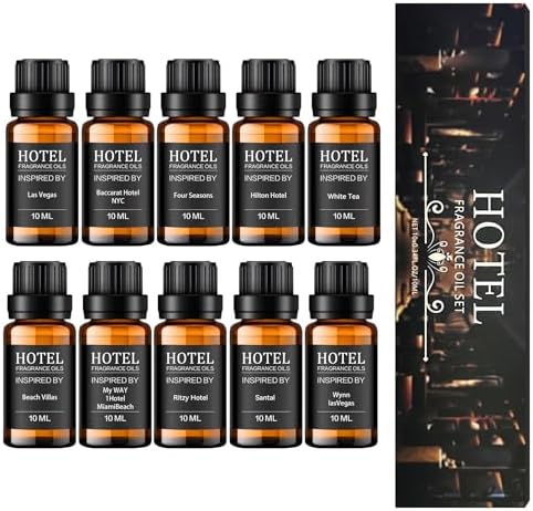 Set de Regalo de Aceites Esenciales Difusores Hotel Collection, Aromas de Hotel para el Hogar, Alivio del Estrés, My Way, The Beach Villas y Otros - imagen 7