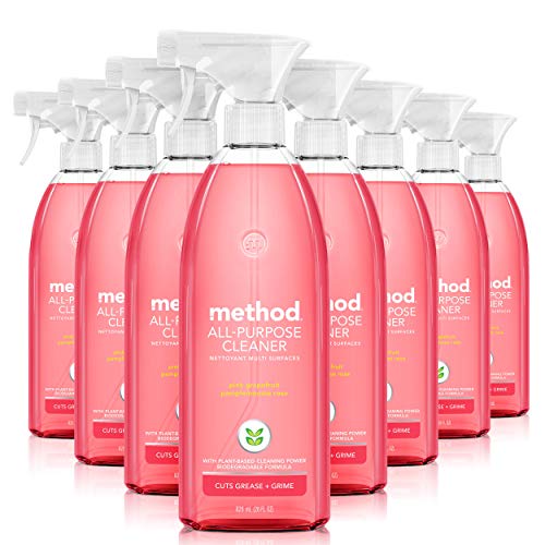 Limpiador Multiusos Method en Spray, Toronja Rosa, Ideal para Superficies, Azulejos, Piedra y Más, 28 oz, (Paquete de 8) - imagen 4