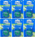 Hilo Dental Satinado Oral-B de 54 Yards Sabor Menta (Paquete de 6) - imagen 1