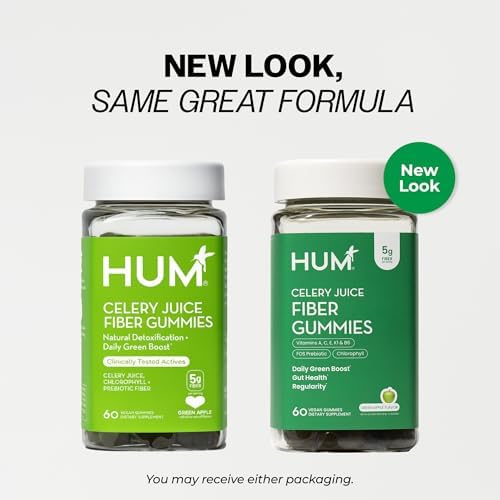 Gomitas de Fibra de Jugo de Apio HUM para Adultos, Suplemento Prebiótico Sin Gluten, 60 Unidades para Detoxificación y Salud Digestiva - imagen 2