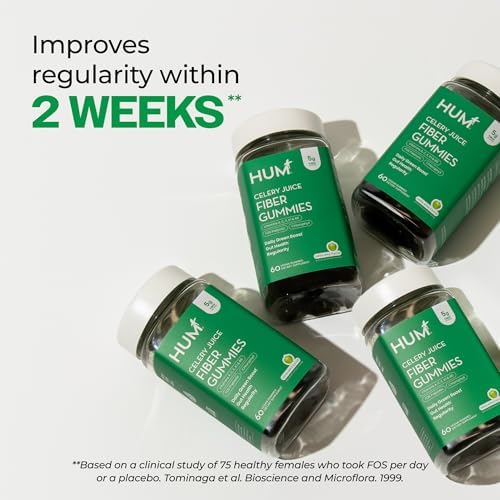 Gomitas de Fibra de Jugo de Apio HUM para Adultos, Suplemento Prebiótico Sin Gluten, 60 Unidades para Detoxificación y Salud Digestiva - imagen 4
