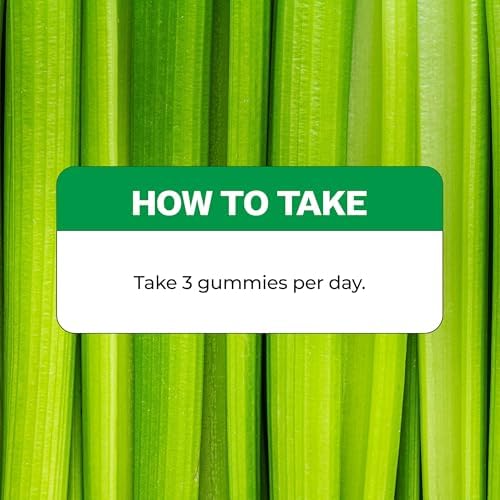 Gomitas de Fibra de Jugo de Apio HUM para Adultos, Suplemento Prebiótico Sin Gluten, 60 Unidades para Detoxificación y Salud Digestiva - imagen 7