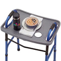 Bandeja NOVA para Andador, con 2 Sujetadores de Tazas, Compatible con la Mayoría de Andadores Plegables, 1 Unidad - imagen 1