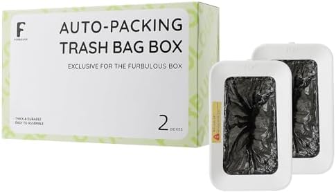 Caja de Bolsas de Basura Auto-empacables Furbulous 2 Piezas (Solo Compatible con la Caja de Arena Furbulous) - imagen 1
