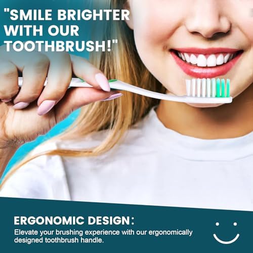 Paquete de 150 Cepillos de Dientes Desechables Navona, Suaves y Ergonomicos, Envuelto Individualmente, Ideal para Adultos, Niños, Viajes y Donaciones - imagen 5