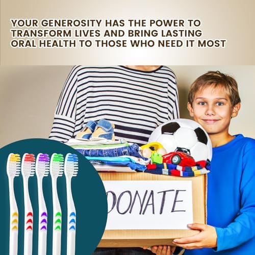 Paquete de 150 Cepillos de Dientes Desechables Navona, Suaves y Ergonomicos, Envuelto Individualmente, Ideal para Adultos, Niños, Viajes y Donaciones - imagen 7