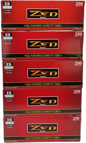Tuberías de Cigarrillos ZEN King Size Sabor Completo - 5 Cajas, 1250 Unidades - imagen 1