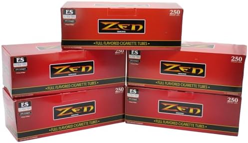 Tuberías de Cigarrillos ZEN King Size Sabor Completo - 5 Cajas, 1250 Unidades - imagen 4