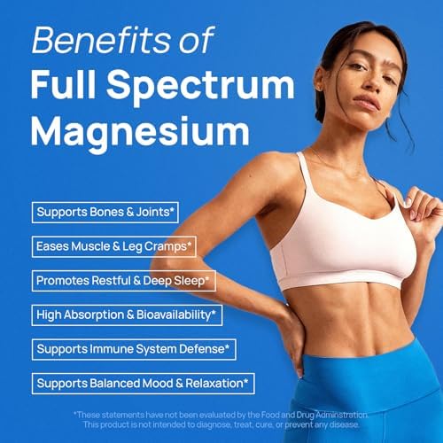 Complejo de Magnesio 18 en 1 para Mujeres y Hombres | Suplemento Liposomal de Magnesio con Glicinato, Citrato, Malato, Taurato, D3 y K2 | Alta - imagen 2