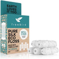 Refills de Hilo Dental de Seda Ecológico TreeBird | Paquete de 5 x 33yd | Con Cera de Candelilla | Sabor Menta - imagen 1