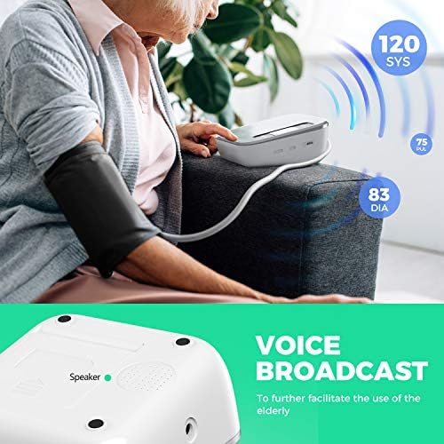Monitor de Presión Arterial Digital para Brazo Superior con Pantalla Retroiluminada y Manguito de 8.7-15.7 para Uso en Casa con Bolsa de - imagen 5