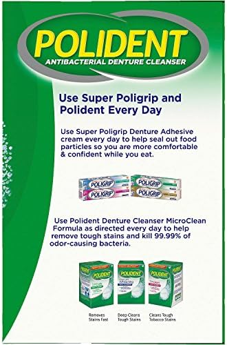 Limpiador Antibacteriano para Dentaduras Polident 3 Minutos 120 piezas (Paquete de 2) - imagen 3