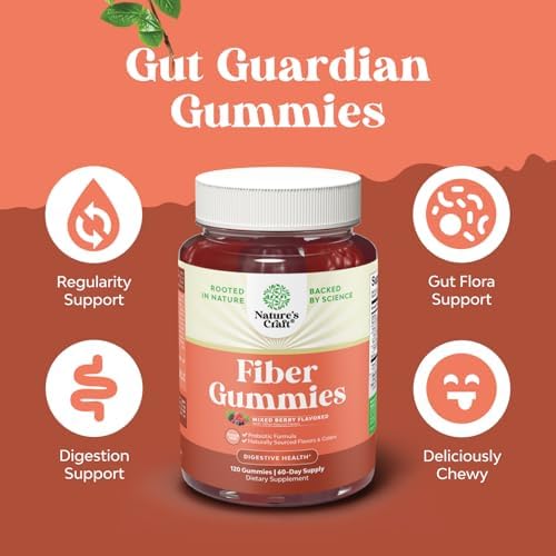 Gomitas de Fibra para Adultos - Suplemento de Raíz de Achicoria con Prebióticos para la Salud Digestiva - Cápsulas Solubles para Regulación Estomacal - imagen 2