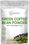 Extracto de Grano de Café Verde Puro, 4 Onzas | Cafeína Natural, 50% Ácido Clorogénico | Vegano, Sin Rellenos - imagen 1