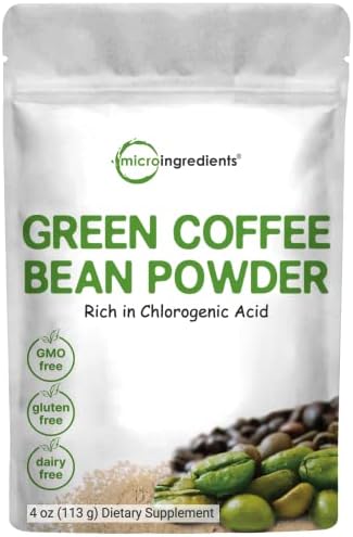 Extracto de Grano de Café Verde Puro, 4 Onzas | Cafeína Natural, 50% Ácido Clorogénico | Vegano, Sin Rellenos - imagen 1