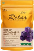 Gomitas DLNIA de Magnesio Glicinato para Estrés y Soporte de Cortisol | Enfoque Calmado de Día, Sueño Profundo de Noche | 17 en 1 con KSM-66® - imagen 1
