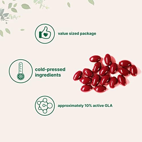 Aceite de Onagra 1300mg por Porción, 240 Softgels | Mejorado con 40mg de Extracto de Cohosh Negro, Prensado en Frío – 10% GLA Activo, Sin OGM, Sin - imagen 3