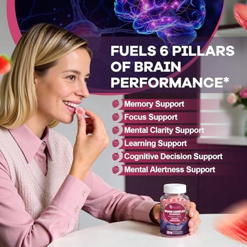 Suplementos Cerebrales Migcopat para Memoria y Concentración – Gomitas Nootrópicas con Bacopa, Melena de León, Ginkgo y Complejo de 10 Hongos, - imagen 5