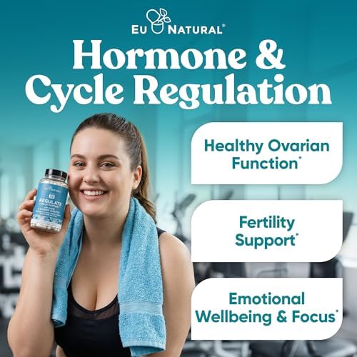 Regulador de Ciclo - Balance Hormonal para Mujeres con 2000 mg de Myo-Inositol y 50 mg de D-Chiro Inositol - 120 Cápsulas Veganas para Apoyo - imagen 2