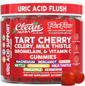 Gomitas Clean Nutra de Cereza Ácida para el Flujo de Ácido Úrico con Cardo Mariano, Vitamina C, Magnesio y Más - 60 Vitaminas Gummy - imagen 1