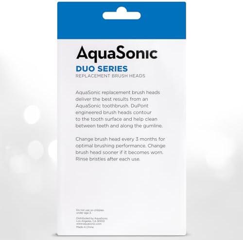 Cabezales de Repuesto AquaSonic Genuine Duo Series | Para Dientes Normales y Sensibles | Compatibles con Mango Duo Series y Home Dental Center | NO - imagen 7