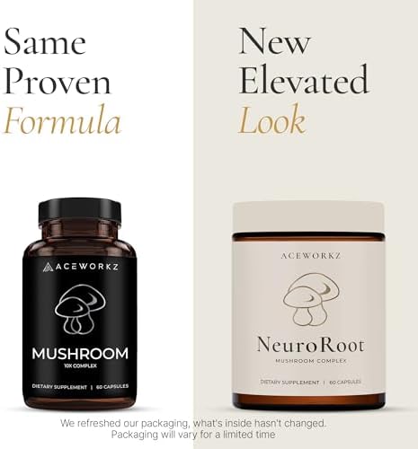 Suplemento Orgánico de Hongos NeuroRoot - Mezcla de 10 Hongos: Melena de León, Reishi, Cordyceps - Extracto de Cuerpo Frutal 10:1 - Memoria, Enfoque, - imagen 2