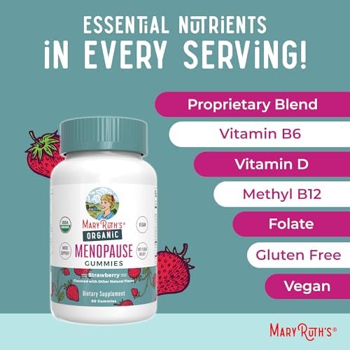 Gomitas Orgánicas para la Menopausia de MaryRuth's | Suplementos para Mujeres | Apoyo al Ánimo | Alivio de Sofocos | Raíz de Maca | Cohosh Negro | - imagen 7