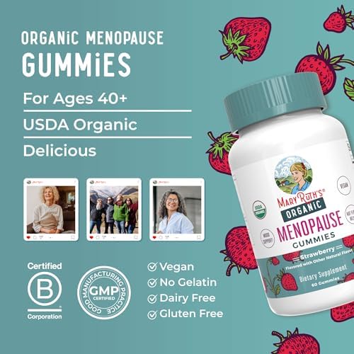 Gomitas Orgánicas para la Menopausia de MaryRuth's | Suplementos para Mujeres | Apoyo al Ánimo | Alivio de Sofocos | Raíz de Maca | Cohosh Negro | - imagen 8