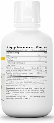 Calcio y Magnesio Líquido Integrative Therapeutics 2:1 - Suplemento para Huesos - Sabor Naranja Vainilla, 16 oz (32 Porciones) - Sin Azúcar, Gluten - imagen 2